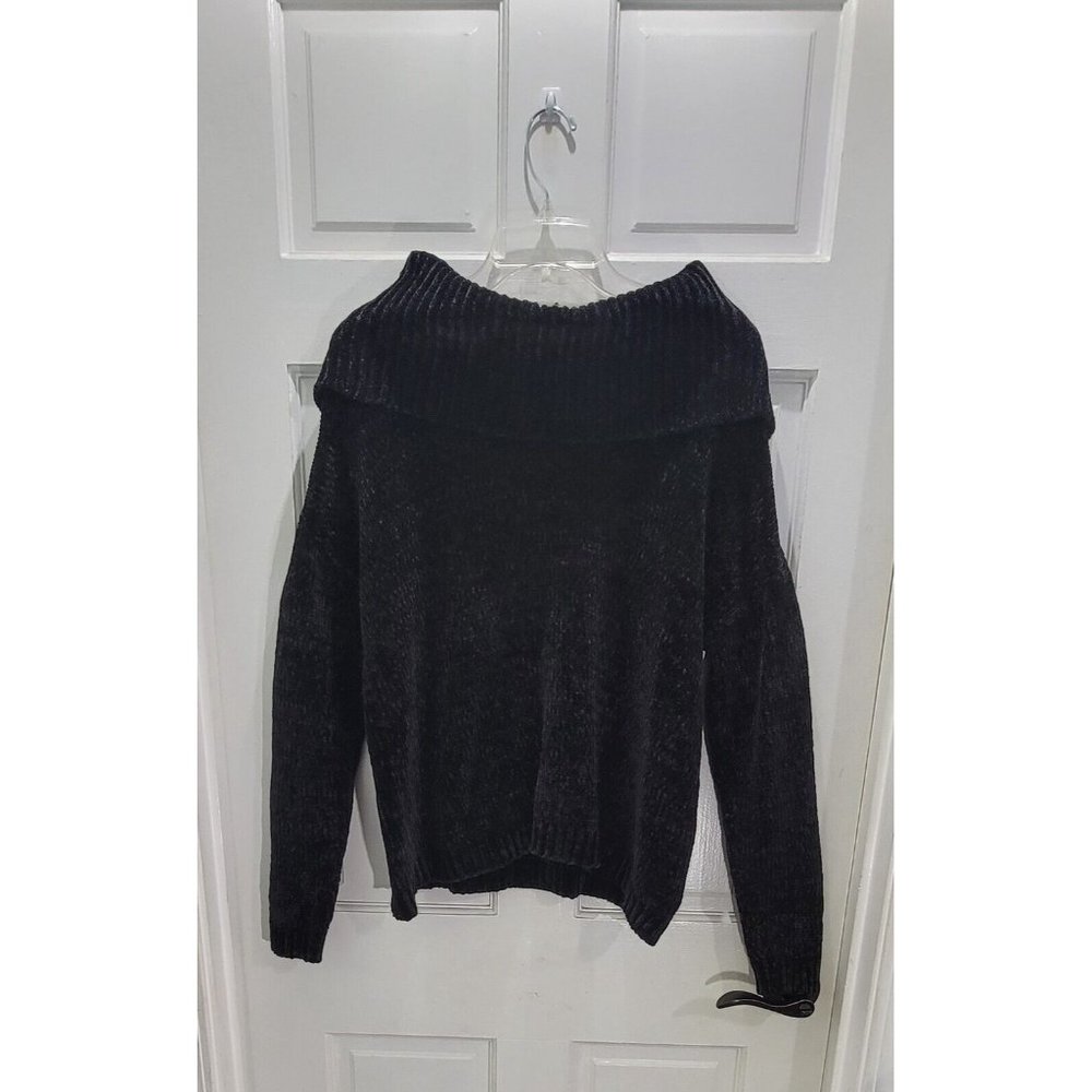 Michael Kors Women's Large Black Long Sleeve Turtleneck Sweater - Picture 6 of 14